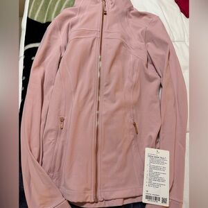 NWT lululemon define rose gold zipper size 10